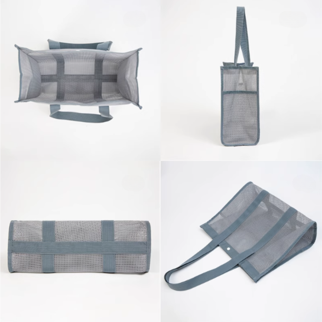 Hana Mesh Bag 20 x 10 x 27cm - Grey