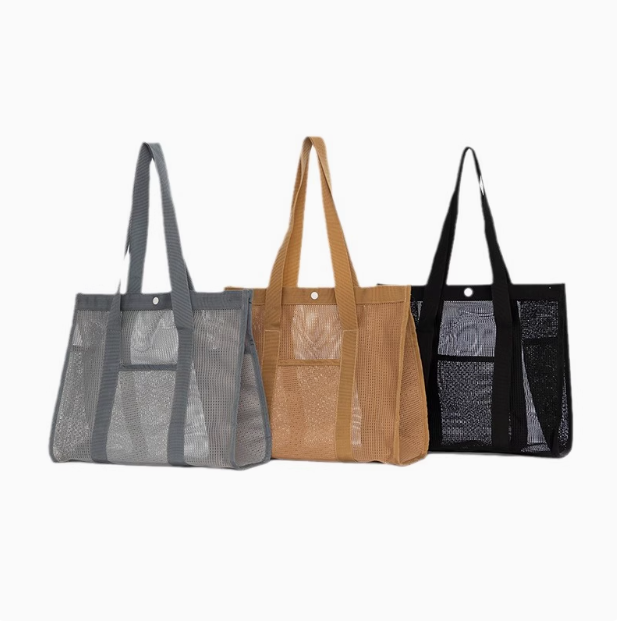 Hana Mesh Bag 20 x 10 x 27cm - Grey