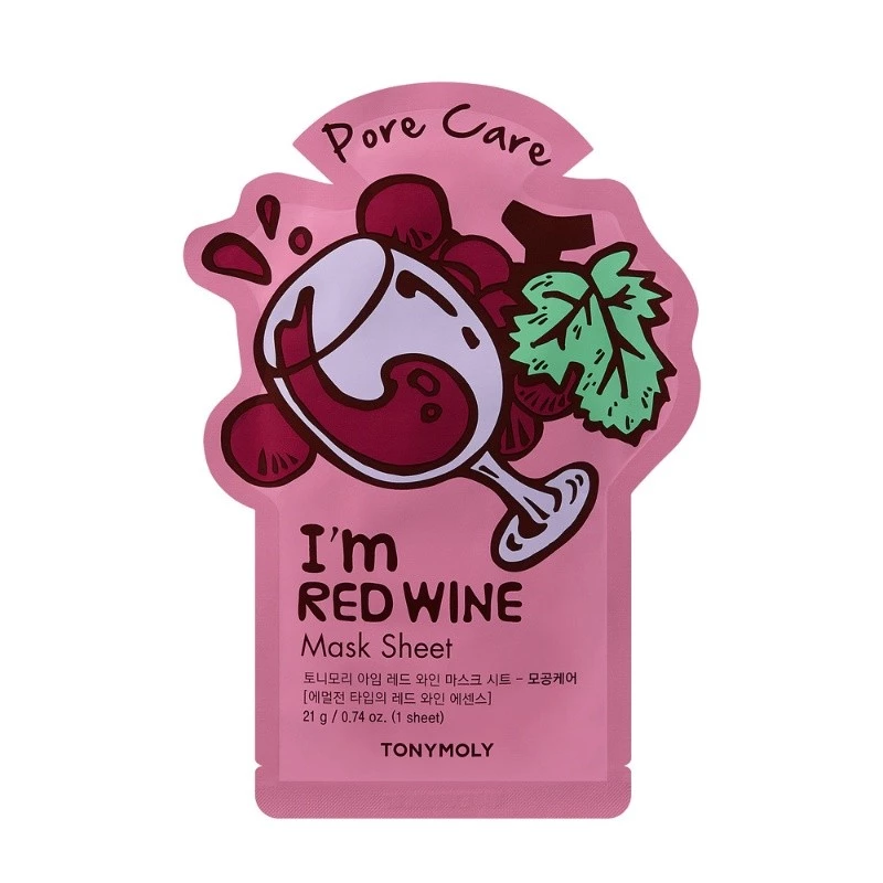 TONY MOLY I'm Real Facial Mask Sheet - Red Wine