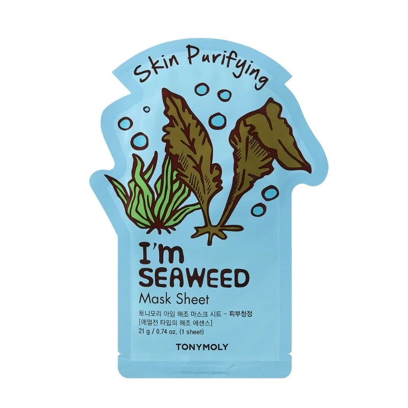 TONY MOLY I'm Real Facial Mask Sheet - Seaweed
