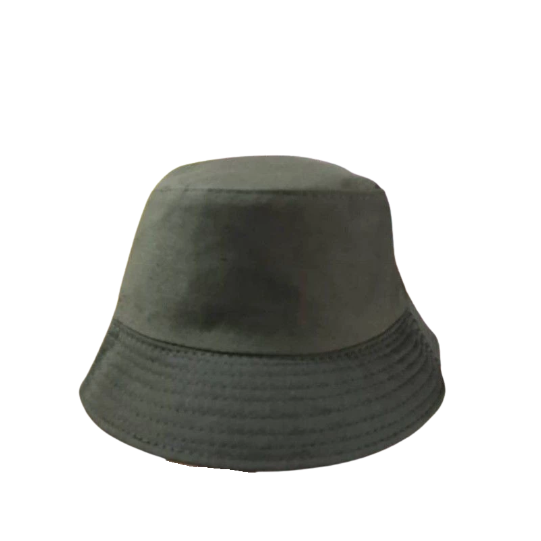 Korean-Style Bucket Hat - Army green