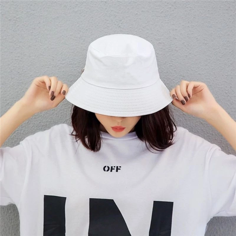 Korean-Style Bucket Hat - Blue