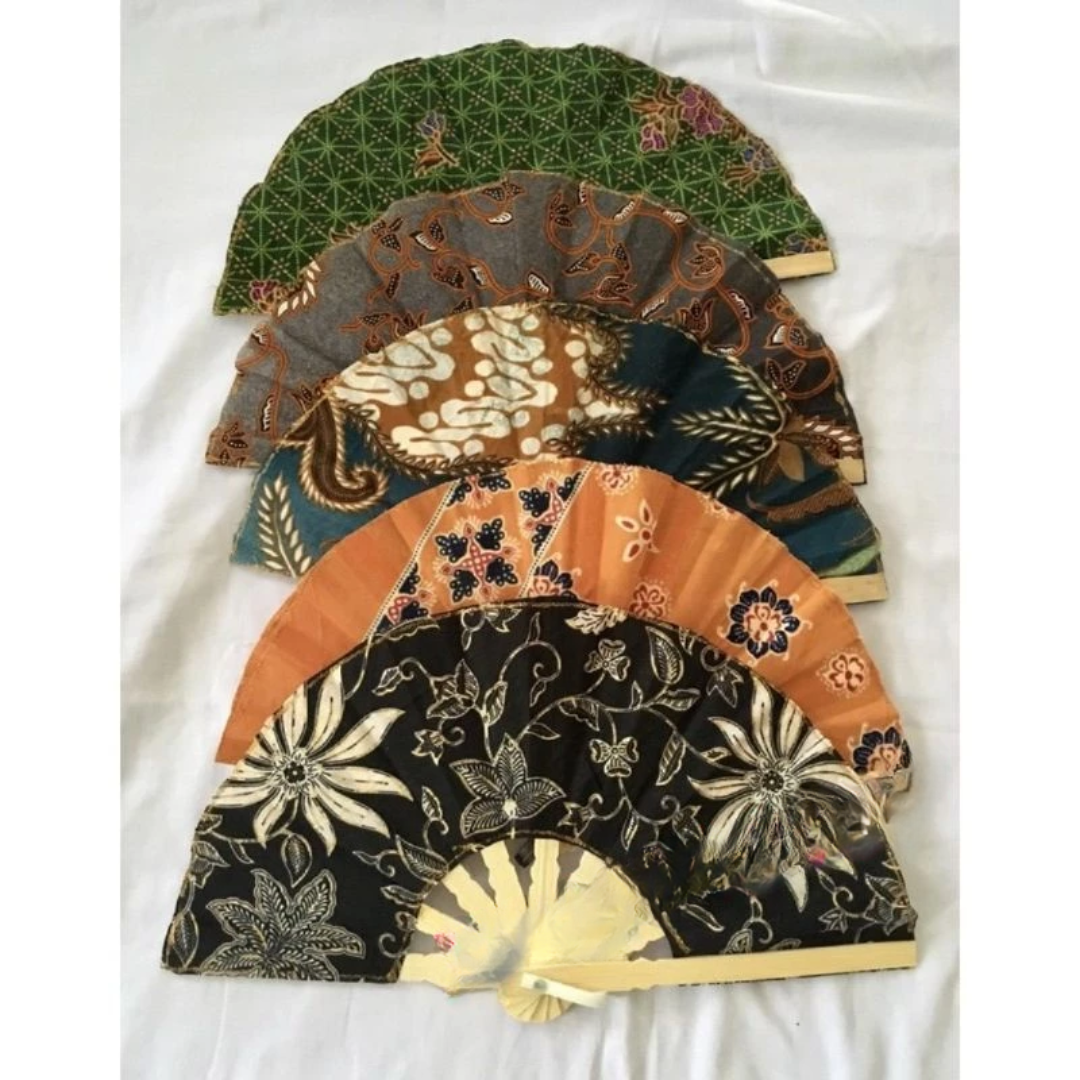 Handmade Kipas Batik Nyonya Small 21cm