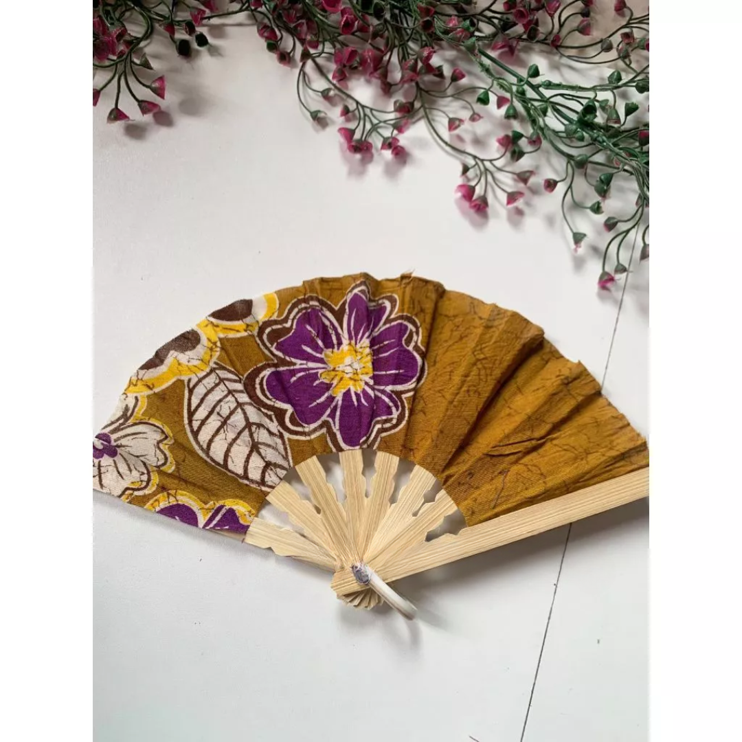 Handmade Kipas Batik Nyonya Large 28cm