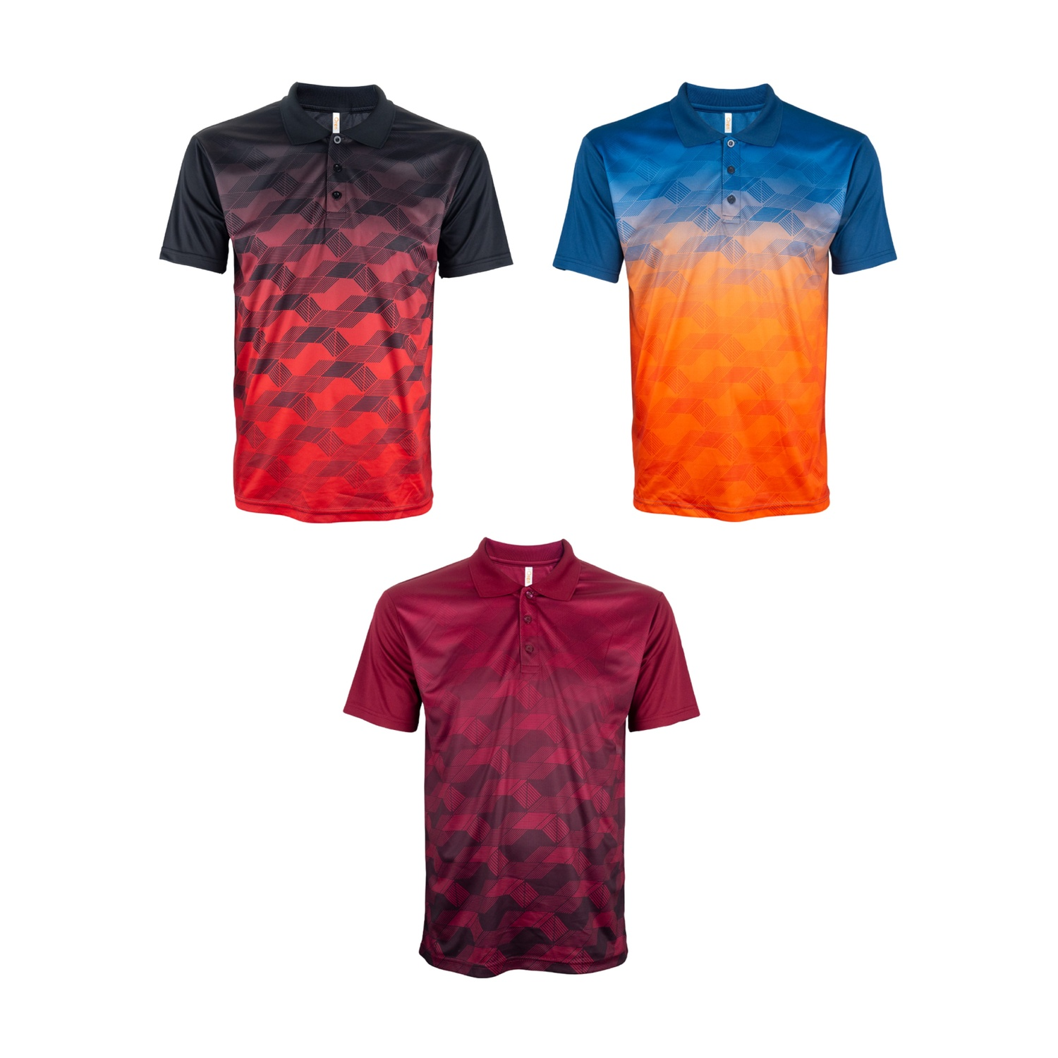 Custom Sublimation Eyelet Polo Shirt 150gsm