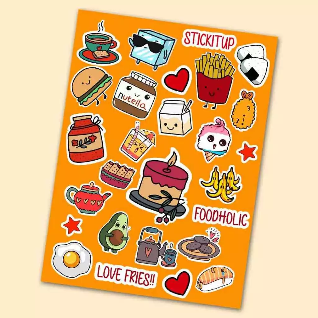 SNAPSTIX Custom Sticker Sheet - A6 Sheet Waterproof Gloss/Matte