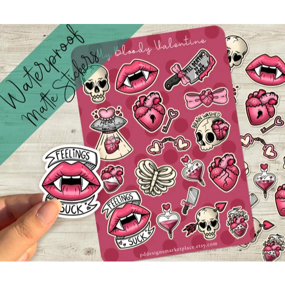 SNAPSTIX Custom Sticker Sheet - A6 Sheet Waterproof Gloss/Matte