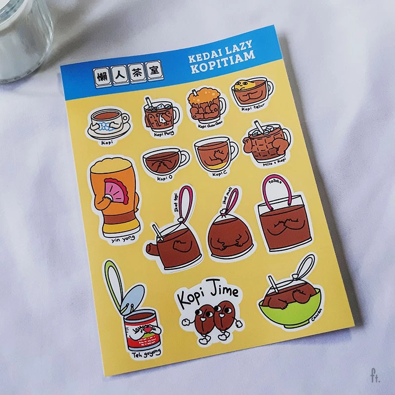 SNAPSTIX Custom Sticker Sheet - A6 Sheet Waterproof Gloss/Matte