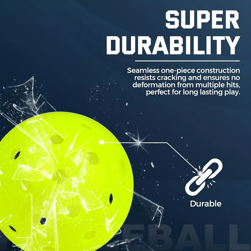 Tournament Grade Pickleball Balls 40 Holes