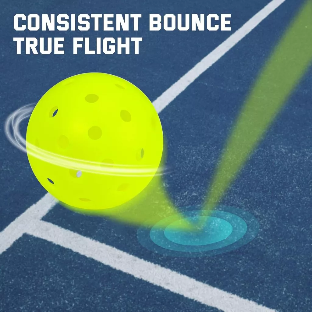 Tournament Grade Pickleball Balls 40 Holes