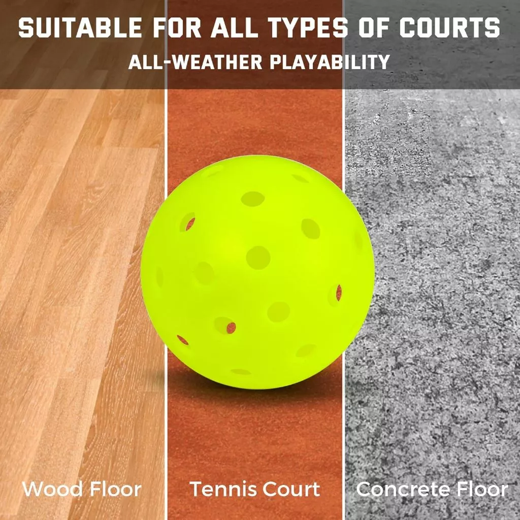 Tournament Grade Pickleball Balls 40 Holes