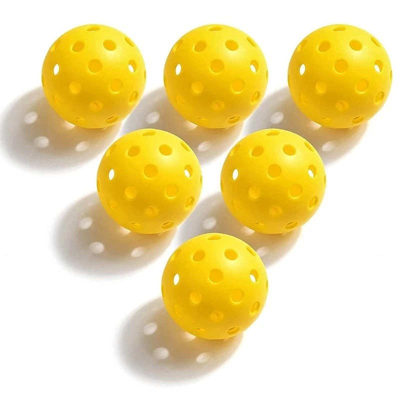 Yellow Pickleball Ball 74mm – 40 Holes