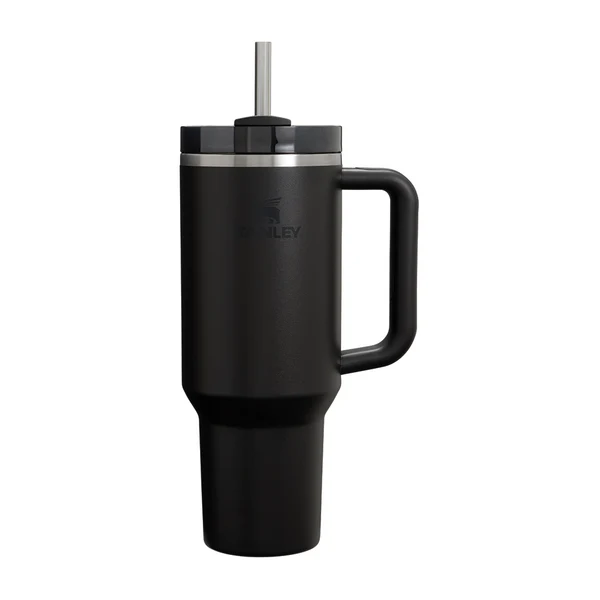 Stanley Quencher H2.0 FlowState Vacuum Insulated Tumbler with Lid (40oz) - Black 2.0
