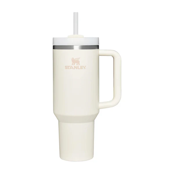 Stanley Quencher H2.0 FlowState Vacuum Insulated Tumbler with Lid (40oz) - Cream