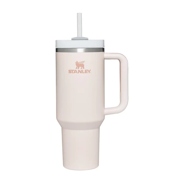 Stanley Quencher H2.0 FlowState Vacuum Insulated Tumbler with Lid (40oz) - Rose Quartz