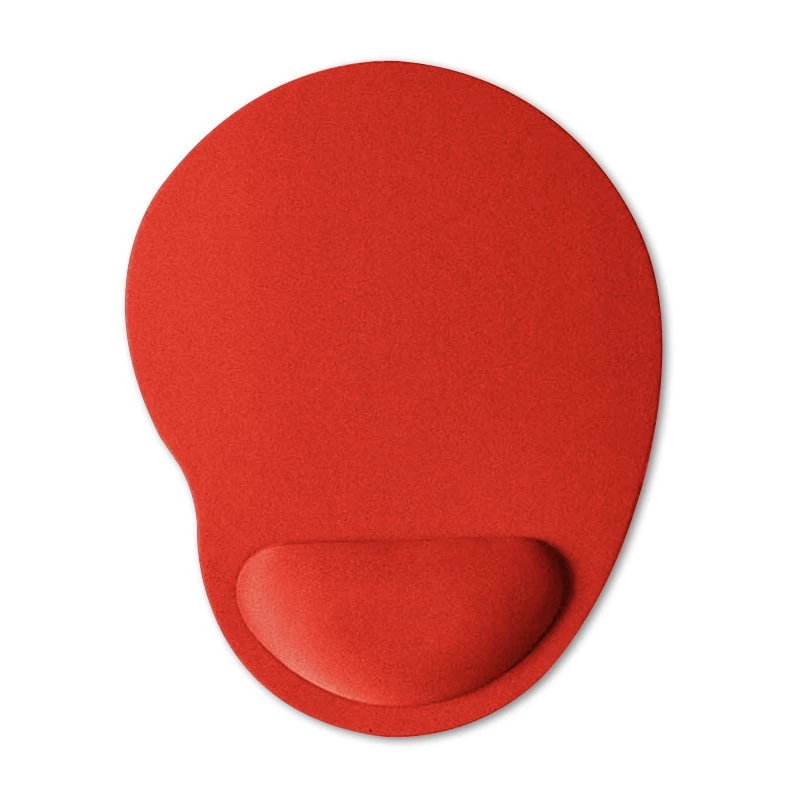 Wrist Rest Support Ergonomic Mouse Pad - Red