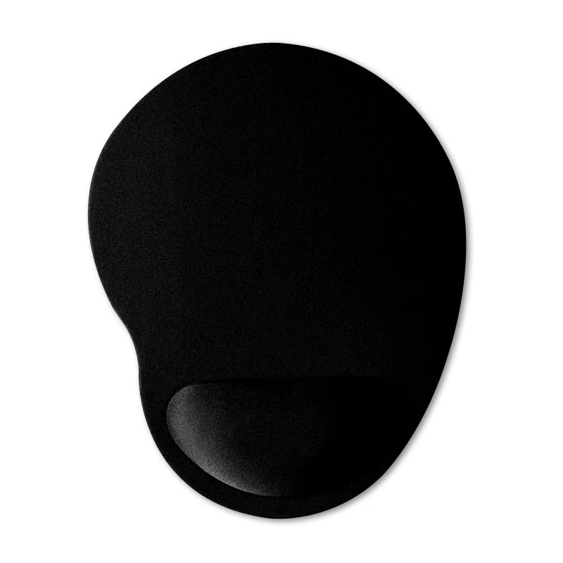 Wrist Rest Support Ergonomic Mouse Pad - Black