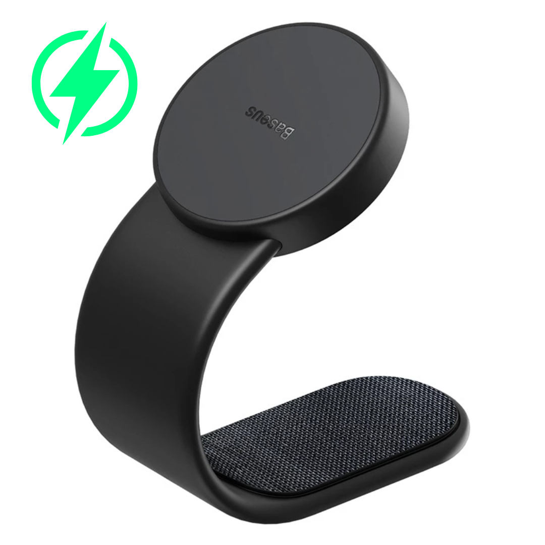 BASEUS C02 Pro 15W Magnetic Wireless Car Charger – Foldable & Easy Mount
