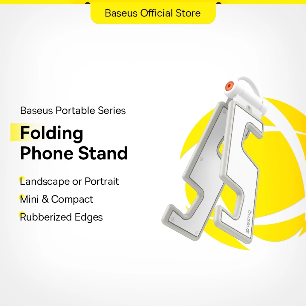 BASEUS Mini Folding Phone Stand – Ultra-Light & Portable Desk Holder