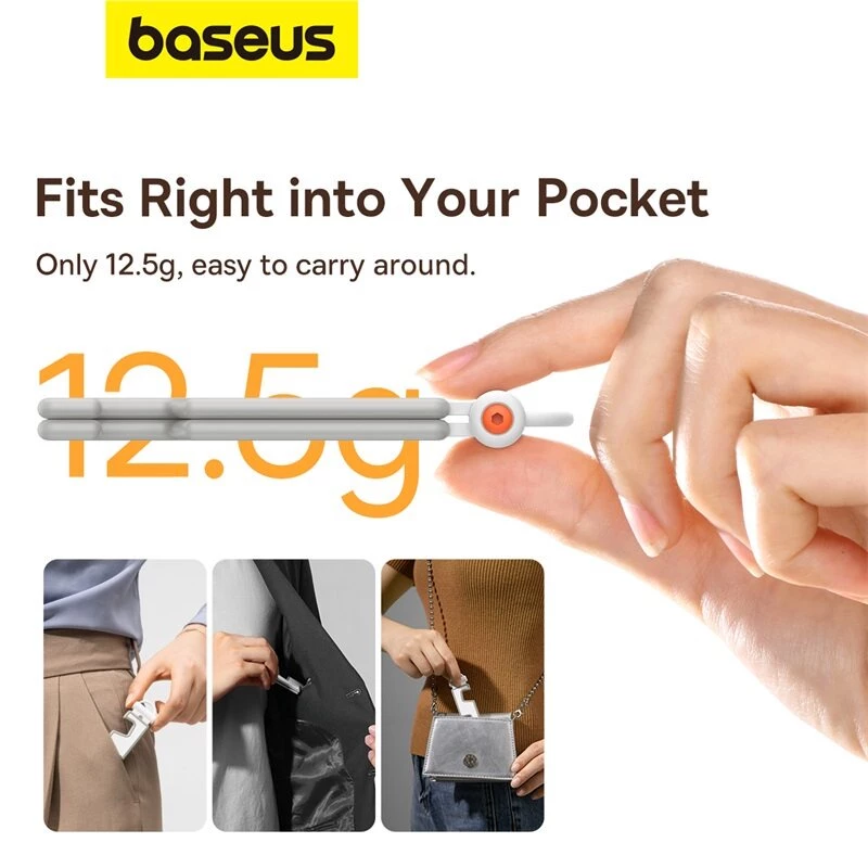 BASEUS Mini Folding Phone Stand – Ultra-Light & Portable Desk Holder
