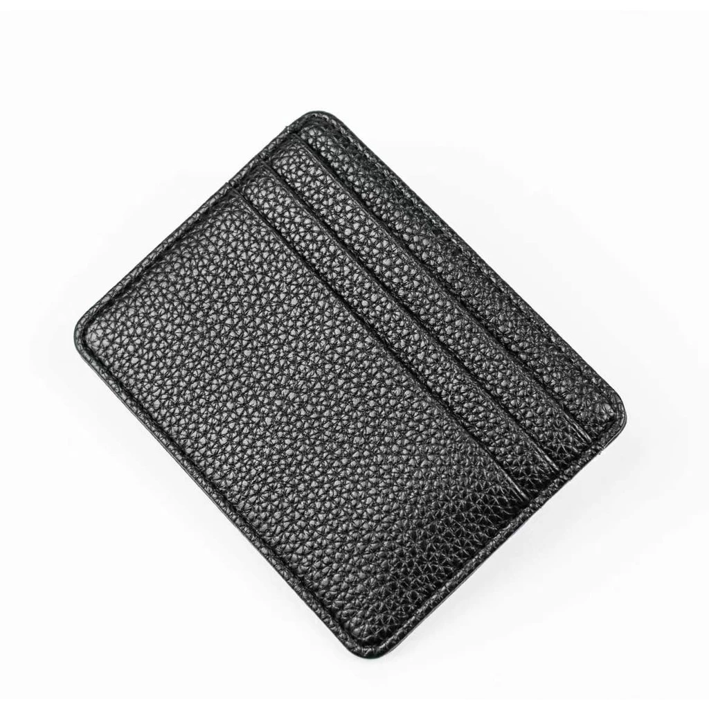 Thick PU Leather Card Holder | Small Wallet with Multi Card Slots for Credit Cards & ID
