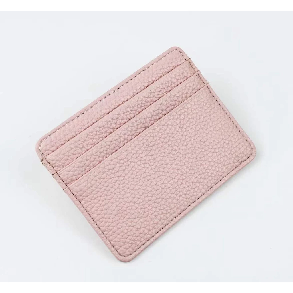 Thick PU Leather Card Holder | Small Wallet with Multi Card Slots for Credit Cards & ID