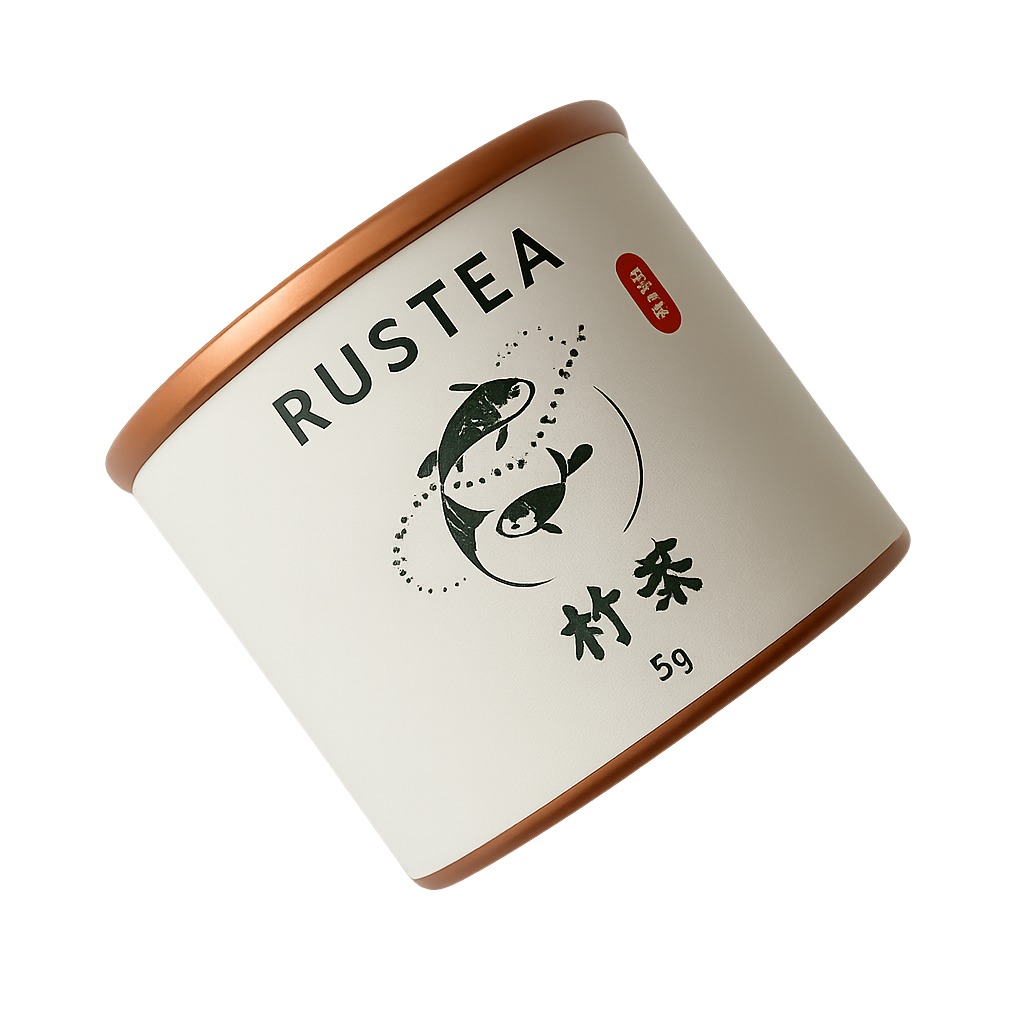 Rustea Round Tea Canister - Tie Guan Yin
