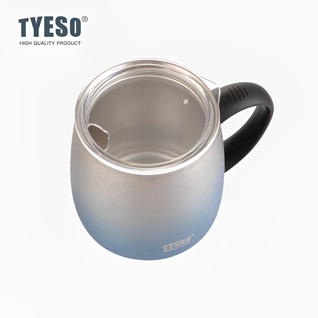 TYESO Stainless Steel Gradient Insulated Thermal Coffee Cup (473ml) Rose Gold
