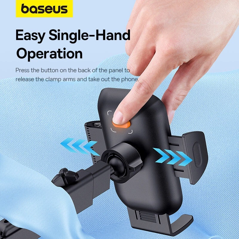 BASEUS UltraControl Car Phone Holder – Strong Suction for Dashboard & Windshield