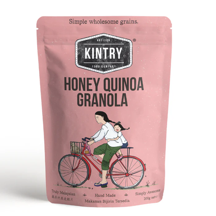 Kintry Honey Quinoa Granola | 60g | Halal