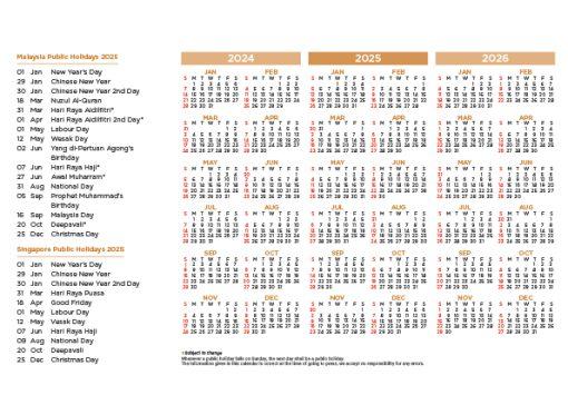Pioneer Calendar - Orange