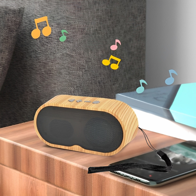 KELLY Portable Bluetooth Speaker – 1200mAh Battery - Light Brown