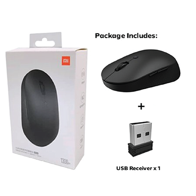 Original Xiaomi Bluetooth Wireless Silent Mouse - Black