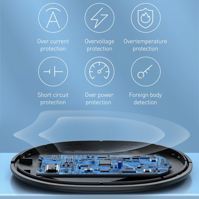 BASEUS Jelly Wireless Charger – 15W - Black