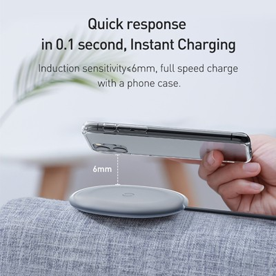 BASEUS Jelly Wireless Charger – 15W - Black