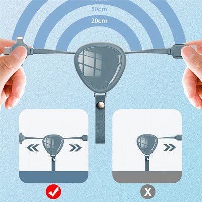3-in-1 Retractable USB Fast Charging Cable – Compact & Tangle-Free