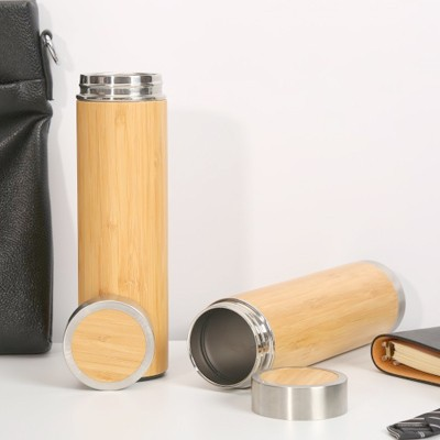 Bambu500 - Bamboo Premium Stainless Steel Thermos – 500ml
