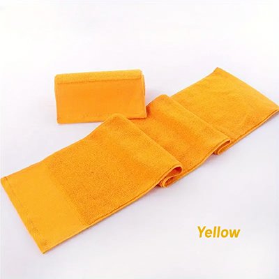 PROACTIVE 140 Full Cotton Sports Towel – Ultra Absorbent Fitness Towel (1100×250mm) Yellow