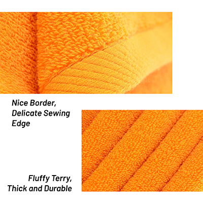 PROACTIVE 140 Full Cotton Sports Towel – Ultra Absorbent Fitness Towel (1100×250mm) Yellow