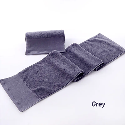 PROACTIVE 140 Full Cotton Sports Towel – Ultra Absorbent Fitness Towel (1100×250mm) Grey