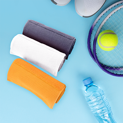 PROACTIVE 140 Full Cotton Sports Towel – Ultra Absorbent Fitness Towel (1100×250mm) White