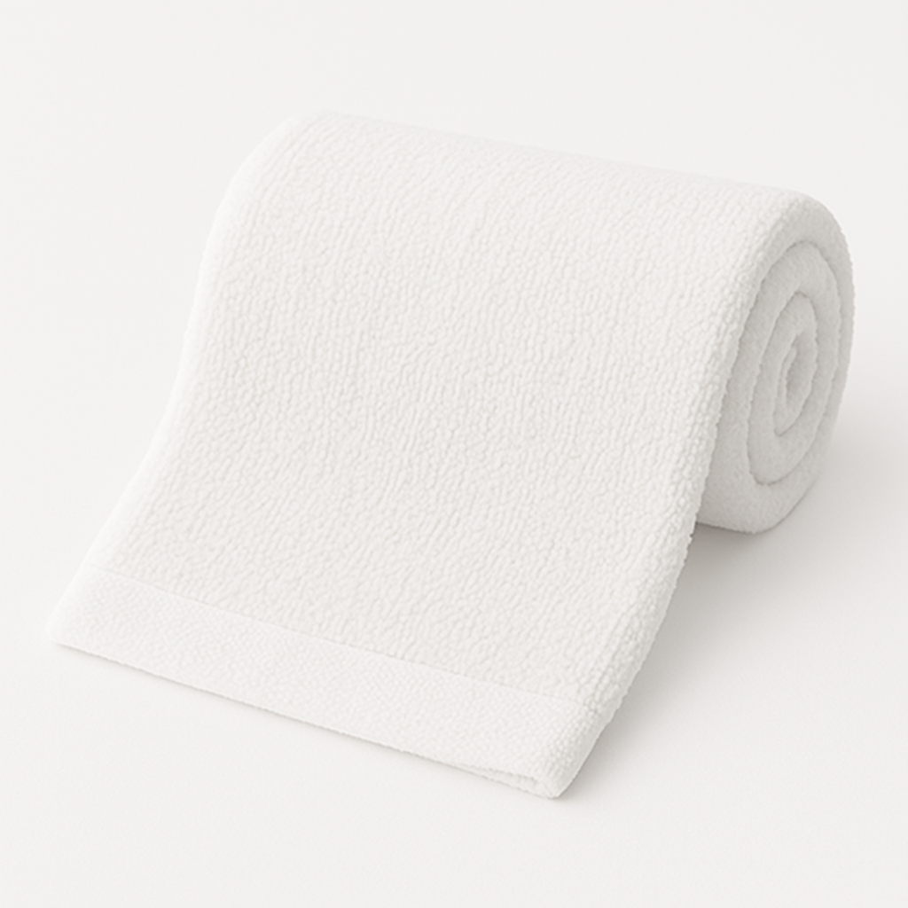 SPORTS Pure Cotton Sports Towel (1100mmx200mm) - 110g White