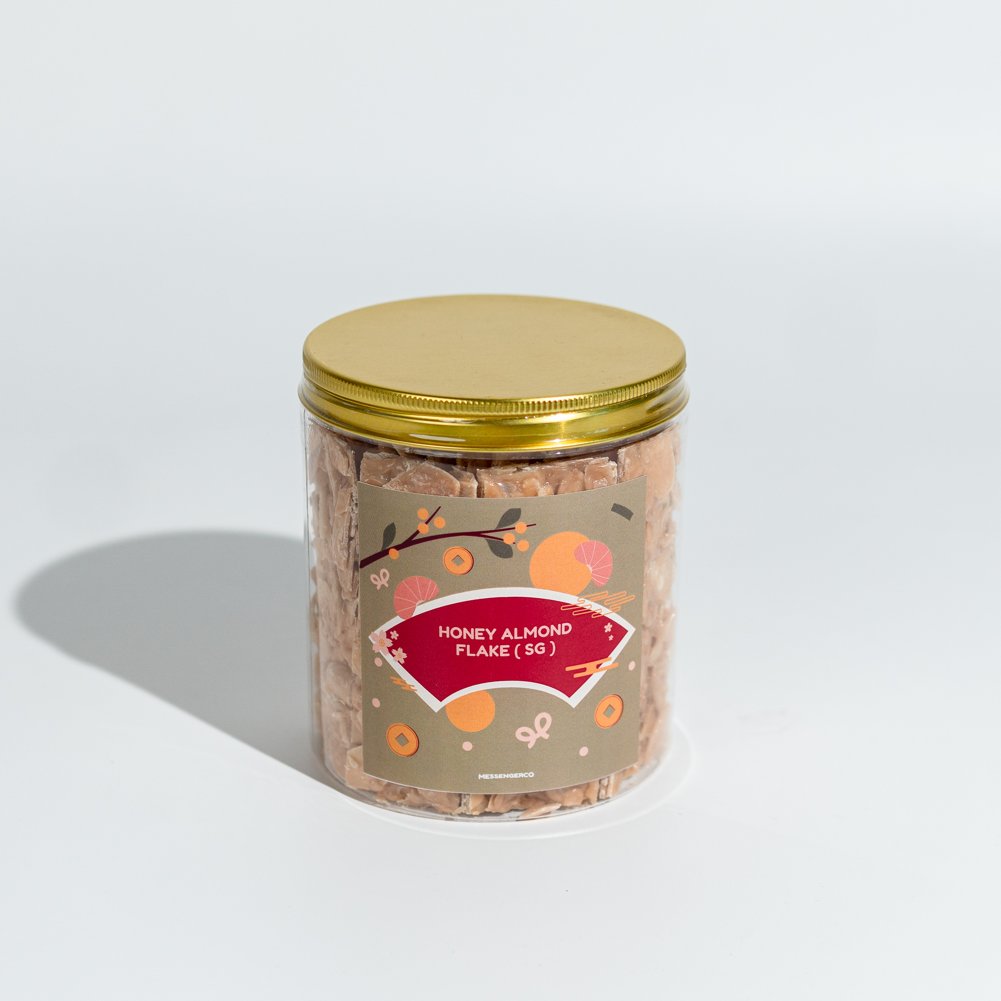 Halal Honey Almond Flake (SG) | Vegan | 270g | New Year Edition