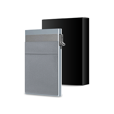 SIVA - RFID Block Card Holder with Sleeve - Black