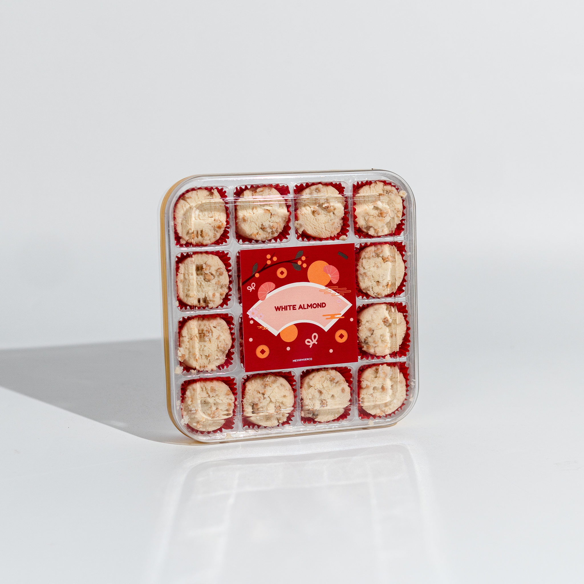 Halal White Almond Cookies | 16 Pcs | New Year Edition