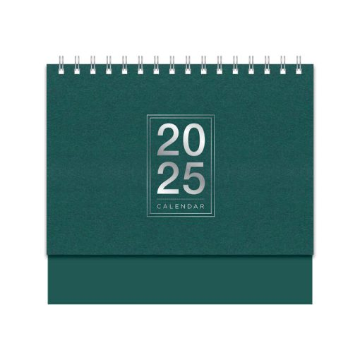 Kalergó - Minimalist Kraft Desk Calendar - Green