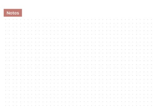 Kalergó - Minimalist Kraft Desk Calendar - Red