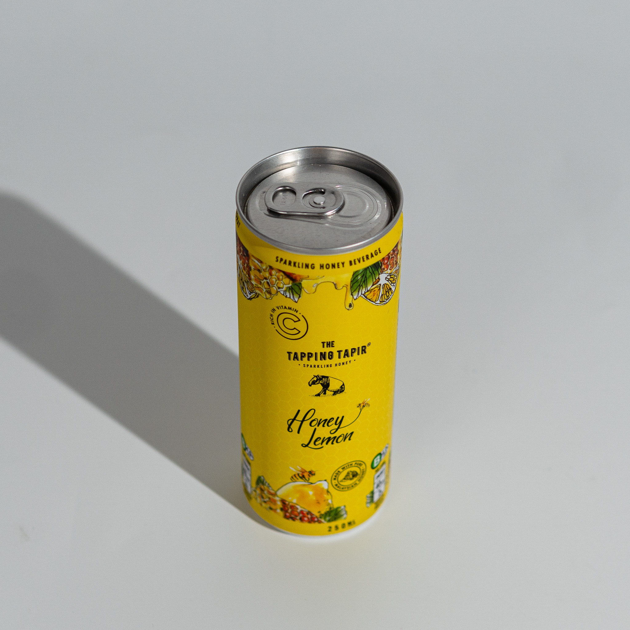 Honey Lemon Soda Drink - Les Sugar 250ml - The Tapping Tapir