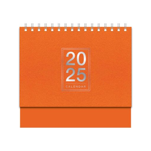 Kalergó - Minimalist Kraft Desk Calendar - Orange