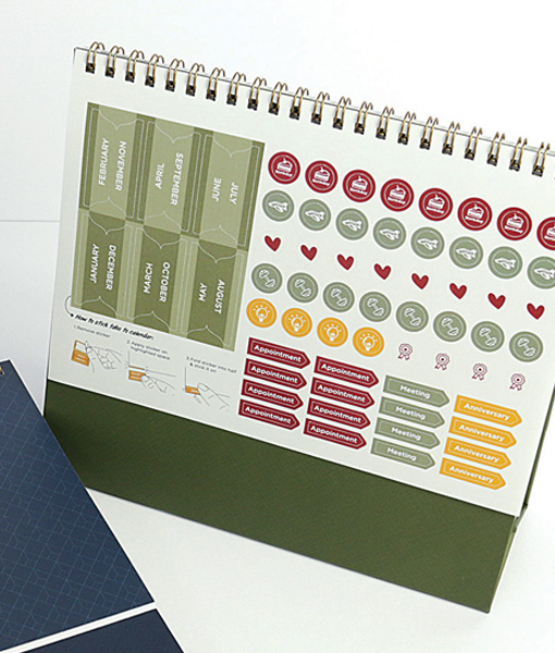Pioneer Calendar - Green